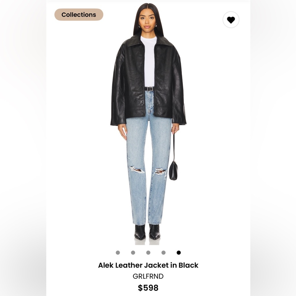 GRLFRND Alek Leather Jacket - Like New